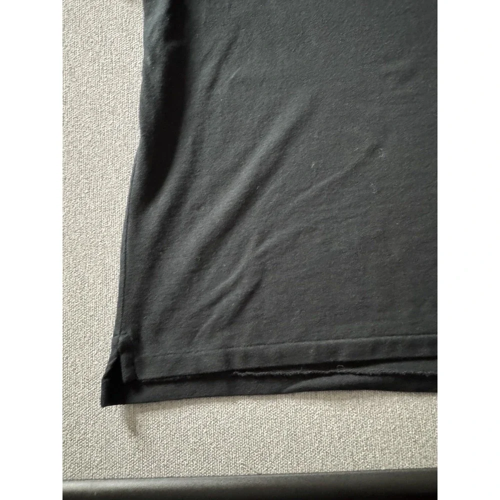 Polo Ralph Lauren Men's Black Polo Shirt With Red And White On Collar XL Classic